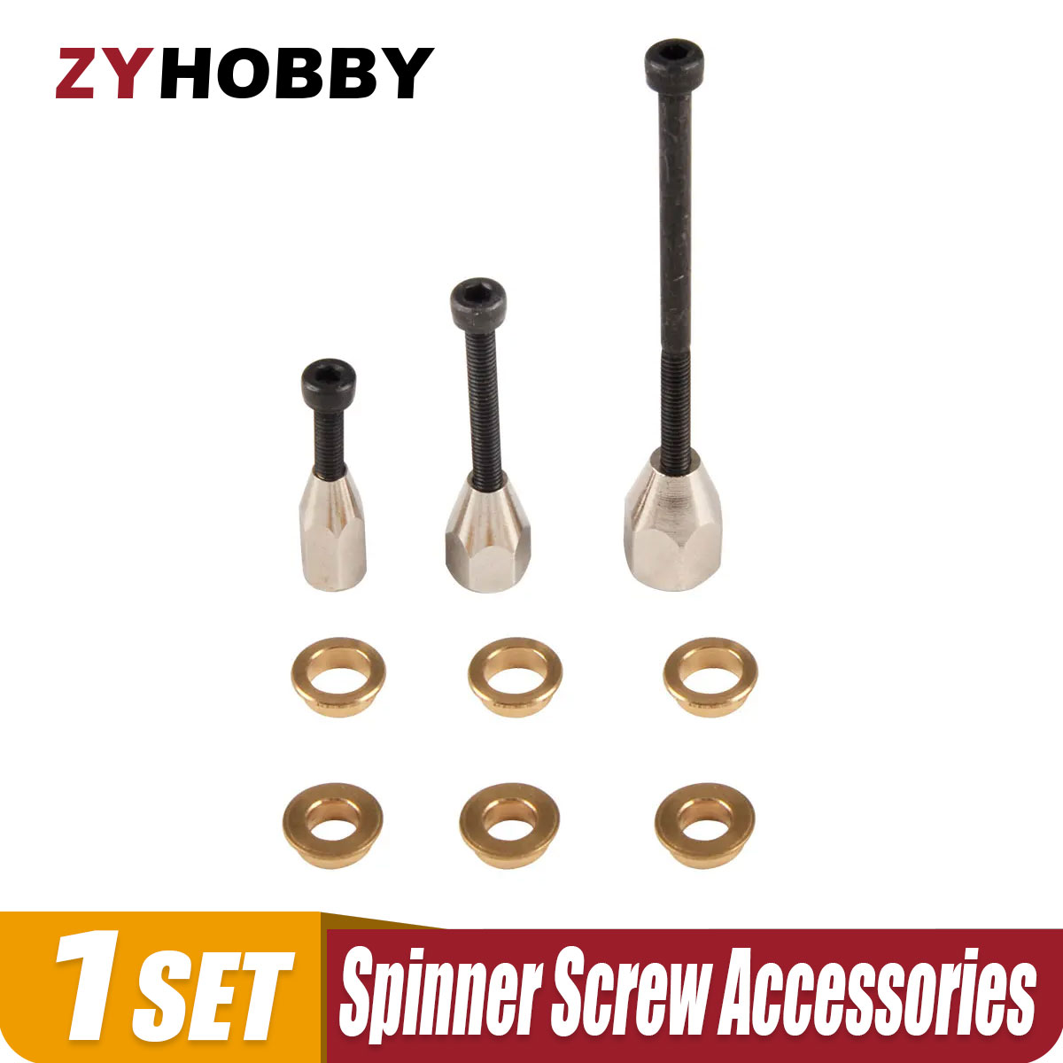 1 PC SPINNER อะแดปเตอร์สกรูสําหรับเครื่องบินรุ่น RC SPINNER กรวย