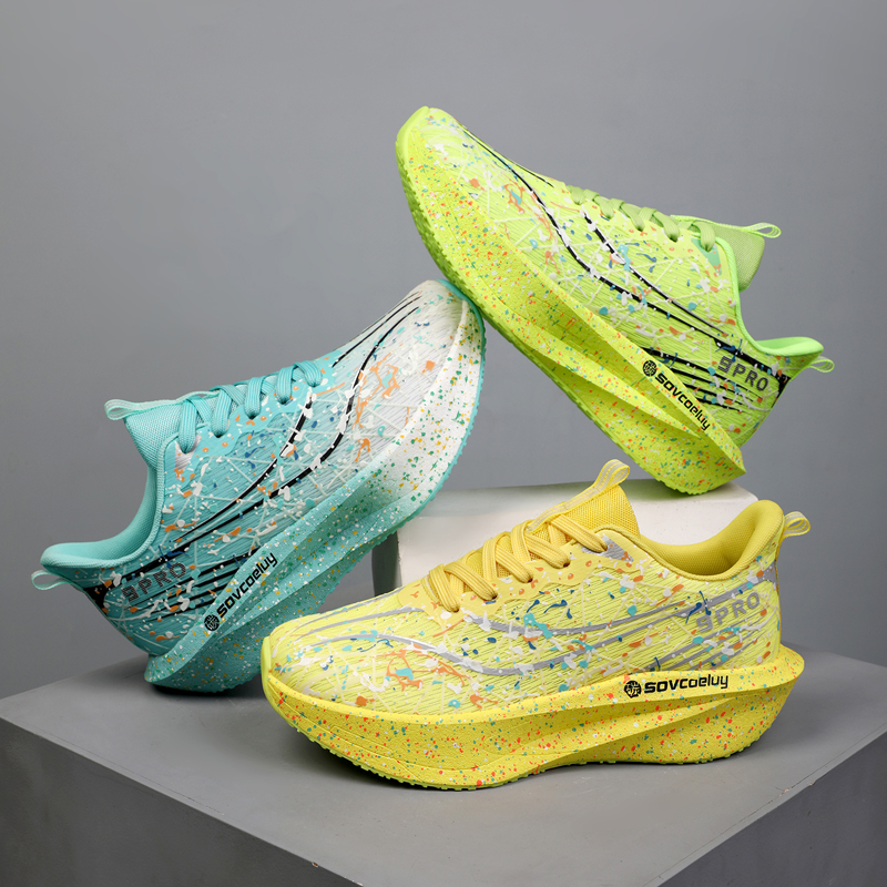 Marathon Herren Laufschuhe Atmungsaktiv Leichtgewichtig Bequeme Freizeitschuhe Herren Verschleißfeste Niedrige Komfort-Sportschuhe Herren Laufschuhe