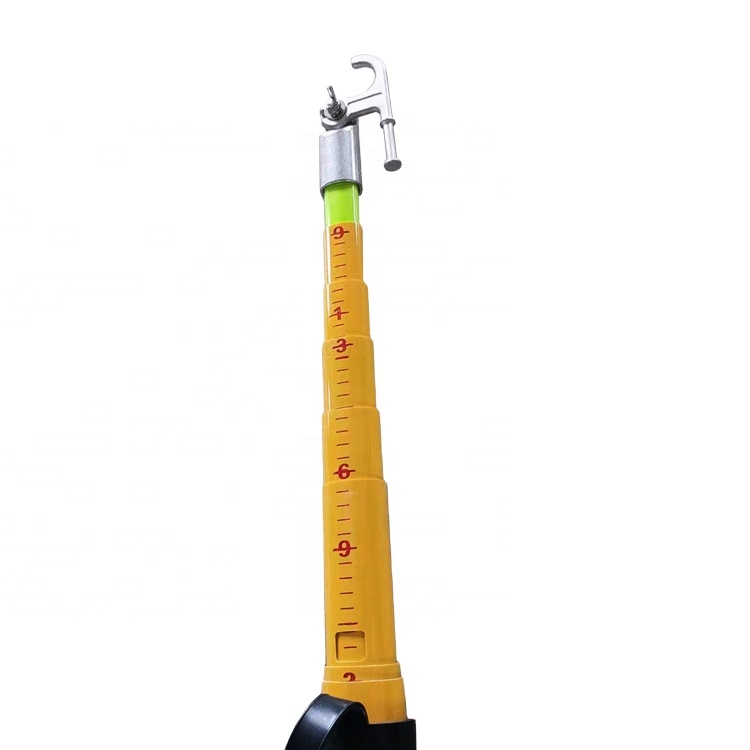 Tige de mesure télescopique triangulaire isolée de 2,43 m pour produits MV&HV