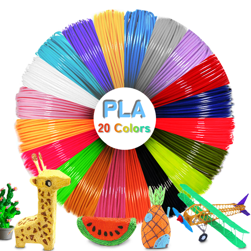 3D-Stift Pla Filament durchmesser 1,75mm Farbe 3D-Druckmaterial für 3D-Stift 9m/36m/50m/200m/m farblos, geruchlos und sicher