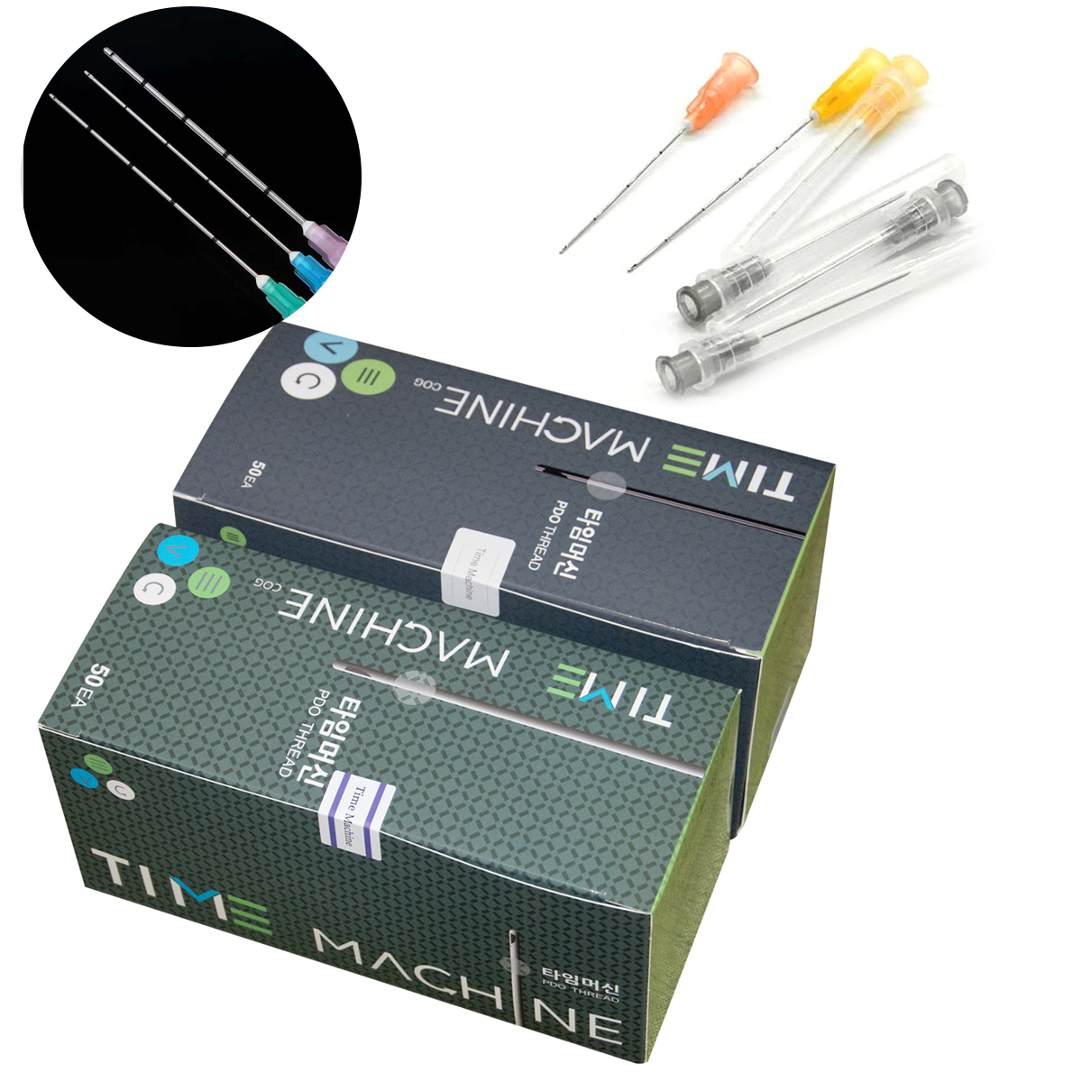 Aiguille de canule jetable à pointe émoussée, 50 pièces, pour Injection de remplissage, 18G 21G 22G 23G 25G 27G 30G, acide uricique, nez de remplissage du visage, 1 boîte