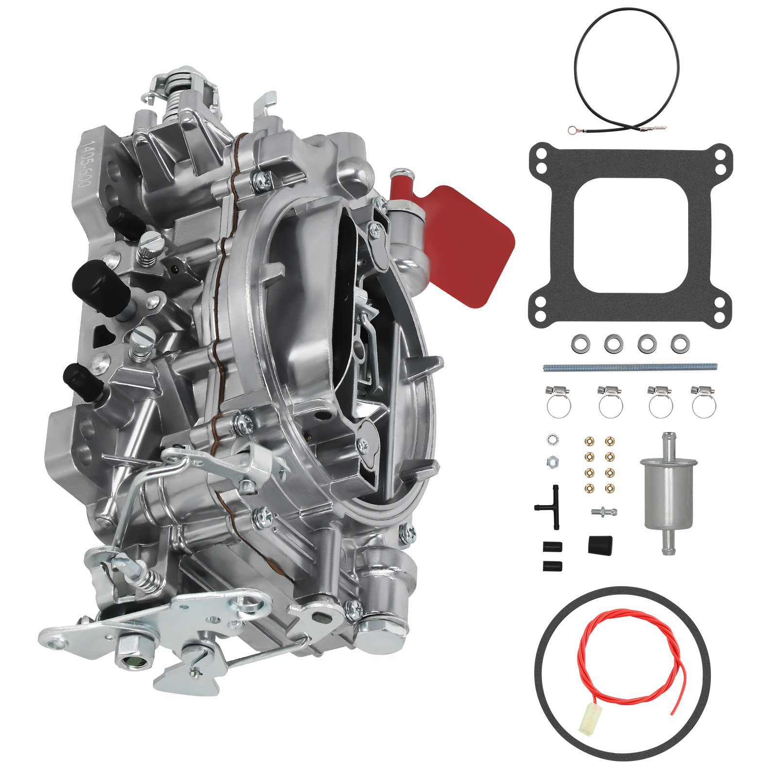Gaźnik Edelbrock 4-barowy z dławikiem ręcznym do Performer 1405 600 CFM Square Bore - do klasycznych samochodów i ciężarowych entuzjastów
