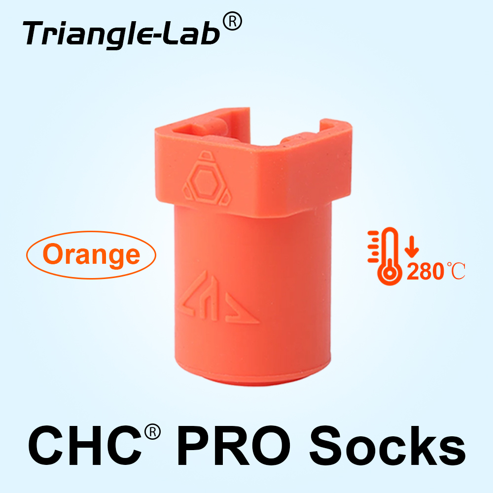C Trianglelab ®   Chaussette en silicone pour noyau chauffant en céramique CHC Pro, compatible UNIQUEMENT avec le kit CHC Pro, chaussette en silicone CHC Pro imprimée en 3D