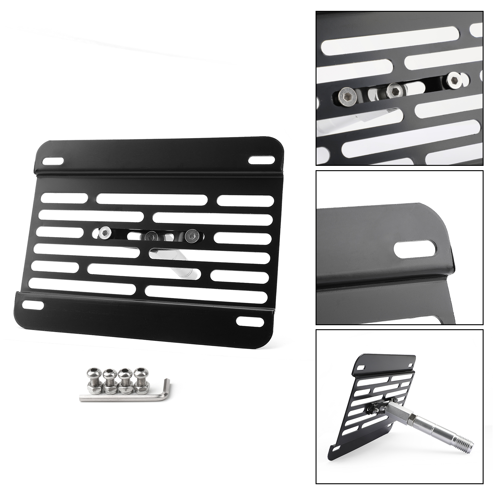Artudatech New Bumper Tow Hook License Plate Mount Bracket Holder For Mazda3 Mazda6 CX5 MX5