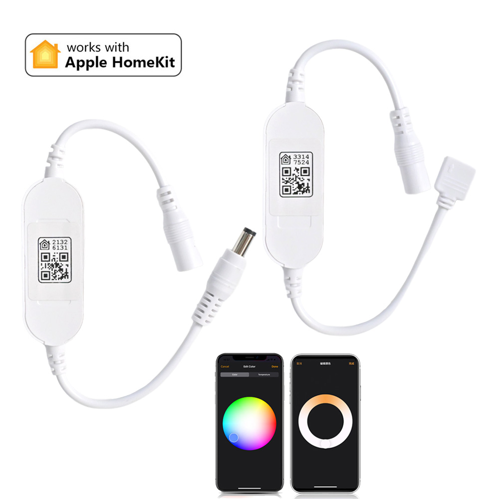 Homekit WiFi Smart LED Controller Dimmbare Siri Sprachsteuerung für DC 5V 12V 24V Einfarbiges CCT RGB RGB+CCT RGBCW Streifenlicht
