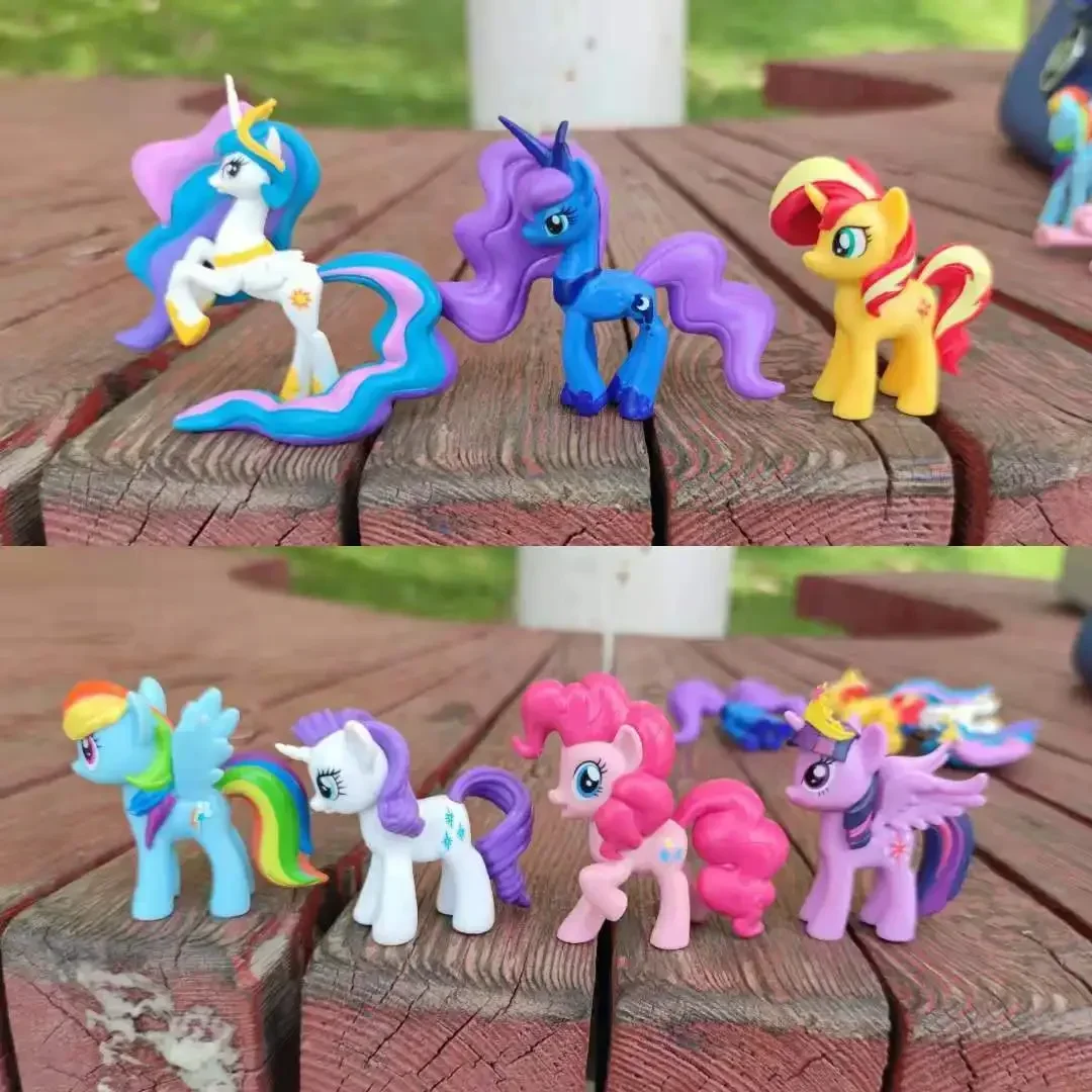 My Little Pony Księżniczka Celestia Księżniczka Luna Starlight Glimmer Sunburst Sunset S HimmerAction Figurka Dekoracja Model Zabawki