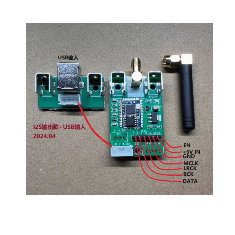 I2s ausgang + usb eingang