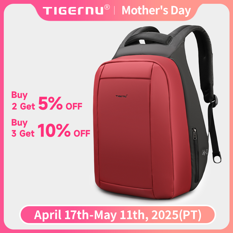 Tigernu mochilas para homens para mulheres 14-15.6 portátil mochila saco anti roubo mochila de viagem para escola mochila