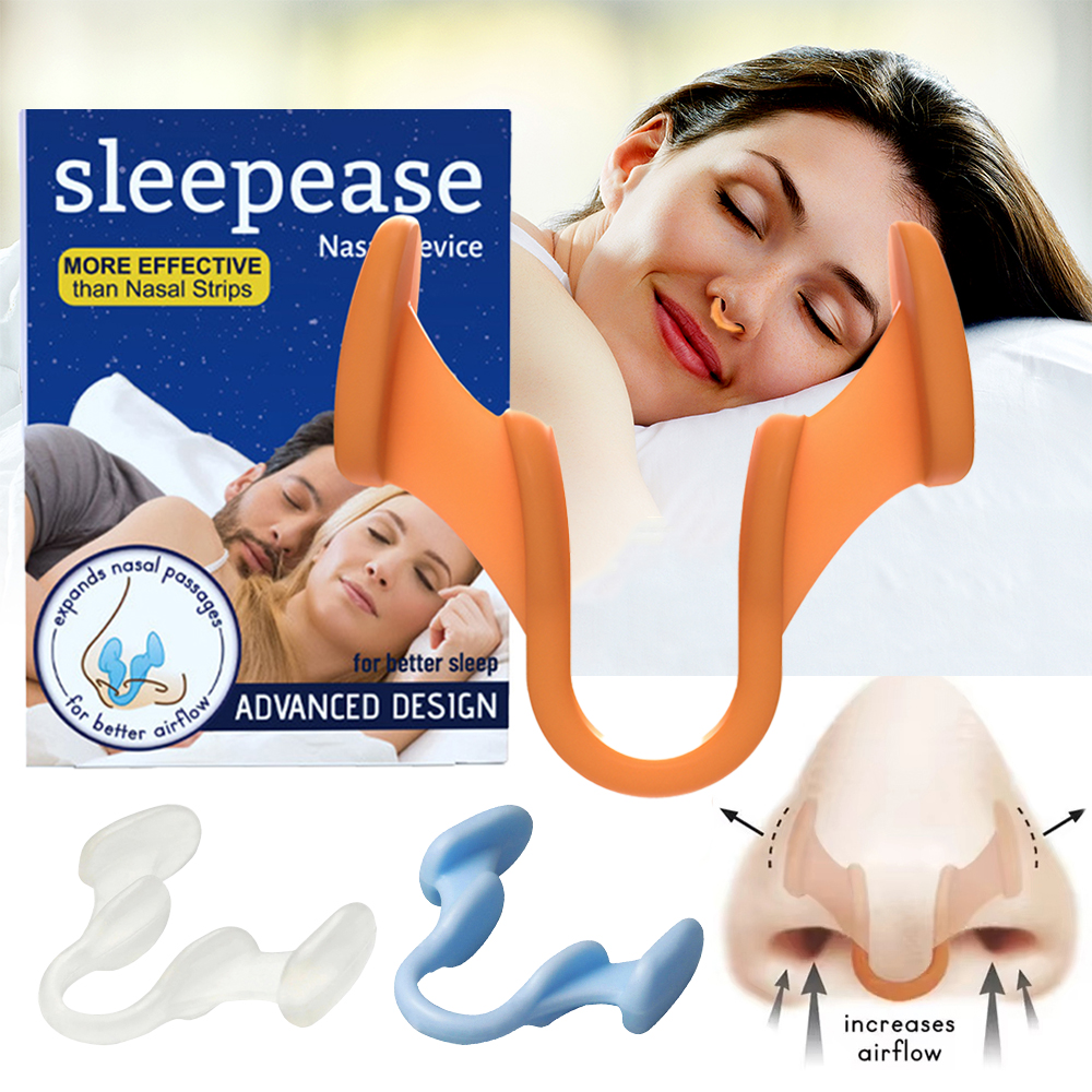 Pince-nez en Silicone, 1 à 2 pièces, dilatateur Nasal Anti-ronflement, aide à arrêter le ronflement, respiration facile, améliore la rhinite du sommeil