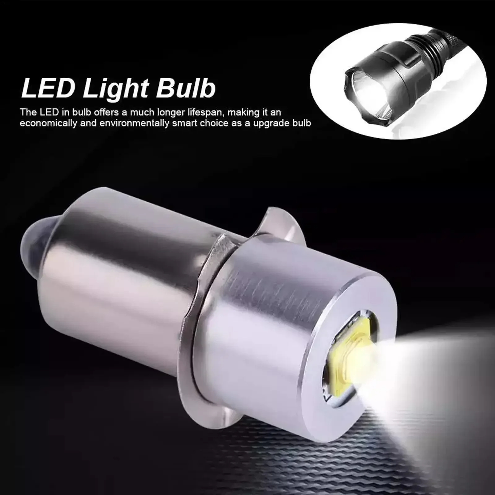 Bombilla de actualización LED de 5W - Blanco/Blanco cálido - Linterna Maglietti - 6500K - 3W - DC 6V - 24V - Reemplazar bombilla - Linterna - Lámpara de trabajo