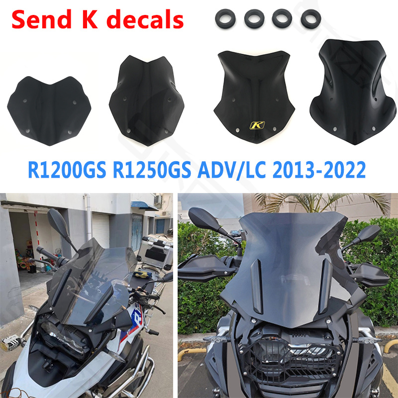 Pare-brise R1200GS R1250GS pour BMW R1200GS R 1200 GS LC R1250GS R1250 GS ADV Adventure 2013 – 2023, protecteur d'écran