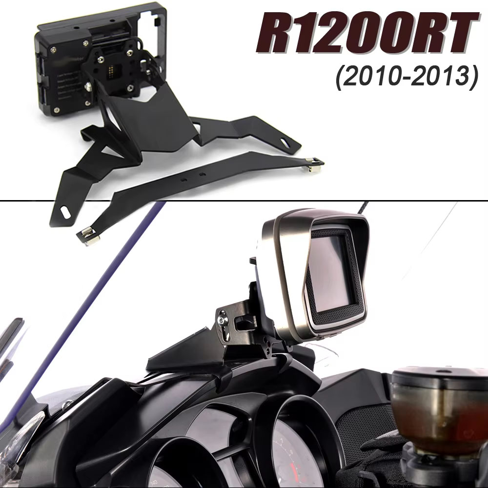 Support de téléphone de charge USB pour moto, navigation rapide, navigateur GPS, Runder RT, BMW R 1200 RT, 2013, 2012, 2011, 2010, nouveau