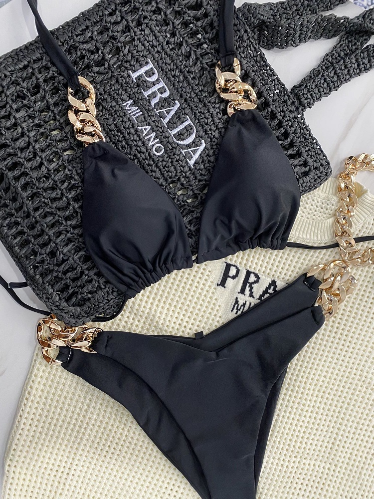 RUOTONGSEPT nuevo Bikini Sexy 2023, traje de baño triangular para mujer, conjunto de Bikini brasileño, traje de baño de 2 piezas con cuello Halter, traje de baño Push Up