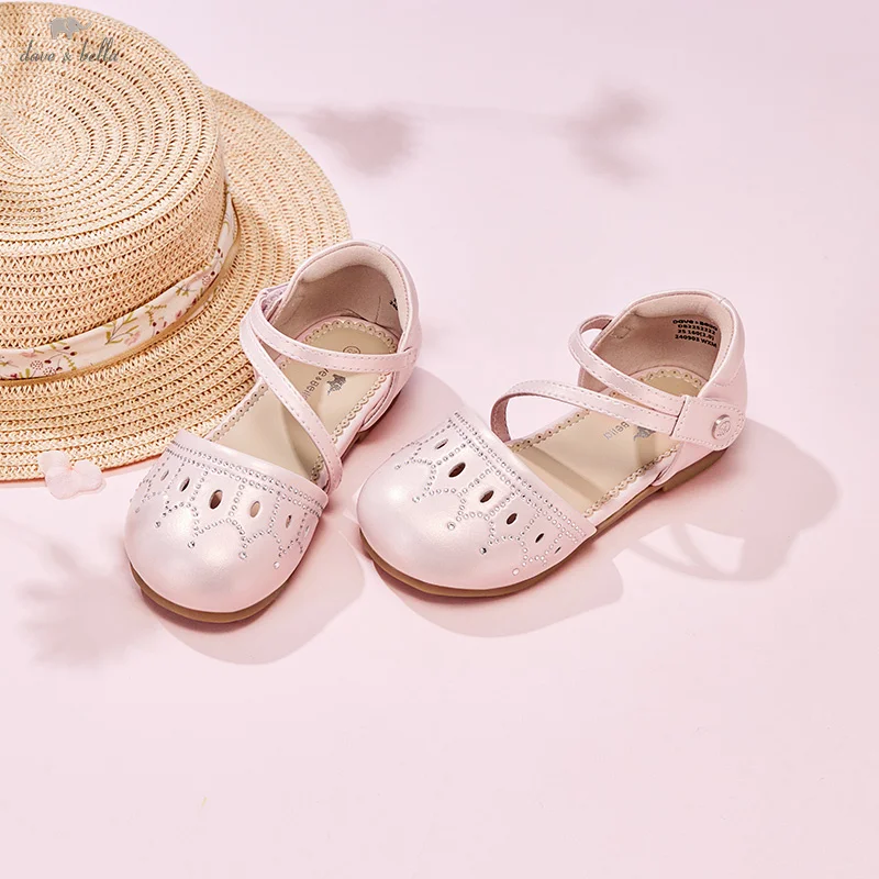 Dave Bella Baby Mädchen Sandalen Sommer Schöne Lederschuhe Kinder Süße Rosa Prinzessin Schuhe Party Outdoor Cool DB2252222
