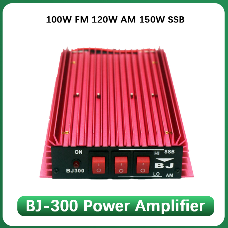 Wzmacniacz mocy Baojie BJ-300 Plus 100W FM 120W AM 150W SSB 3-30MHZ Miniaturowe i dużej mocy radia CB 12-14V Wzmacniacze BJ-300