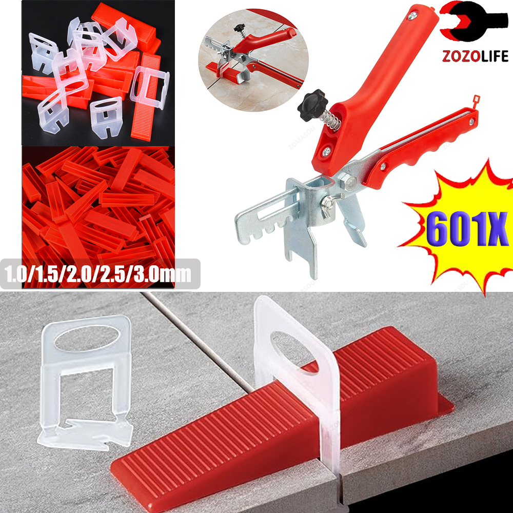 Kit de Clips para sistema de nivelación de azulejos de suelo y pared, alicates espaciadores niveladores de cerámica, herramientas de construcción de azulejos, 1/1, 5/2/2, 5/3mm