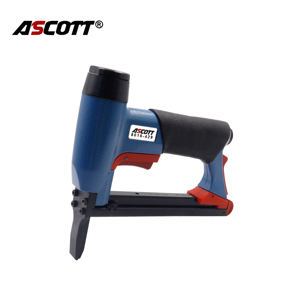 21Ga Air Upholstery Stapler gun 8016-429 Pneumatic Nailer Long Nose 12.8mm Width Fine Wire Nail Gun Woodworking Tools
