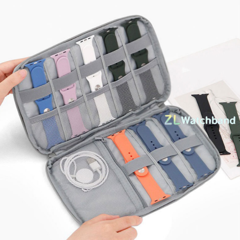 Watchband Bag for Apple Watch Strap Box Case Travel Smart Watch Wriststrap Storage Bag Box Watches Organizer Band Holder