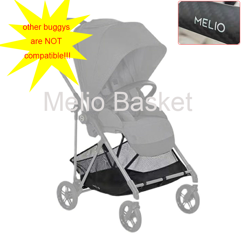 Корзина для покупок на багги для Cybex Melio 2/3/Carbon/Pro, сумка для хранения коляски, сумка для коляски, детские дорожные аксессуары