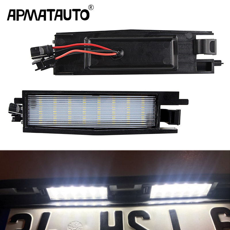 Éclairage de plaque d'immatriculation LED, 2 pièces, pour Toyota Rav4 MK3 XA30 2006 2007 2008 2009 2010 2011 2012 pour Lexus SC 430 2002-2005