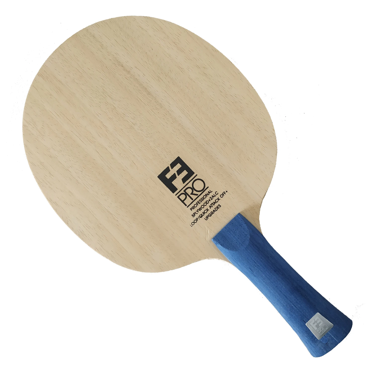 Sanwei f3 pro (5 + 2 alc, superfície ayous premium, fora +) lâmina de tênis de mesa raquete de ping pong bat
