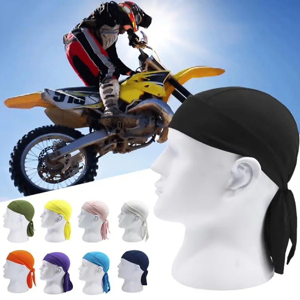 จักรยานหมวกโจรสลัด Sweat-Wicking หมวก UV Protection Face Mask Quick-DRY ขี่จักรยาน Headscarf คอ Gaiter สําหรับกีฬากลางแจ้งขี่จักรยาน