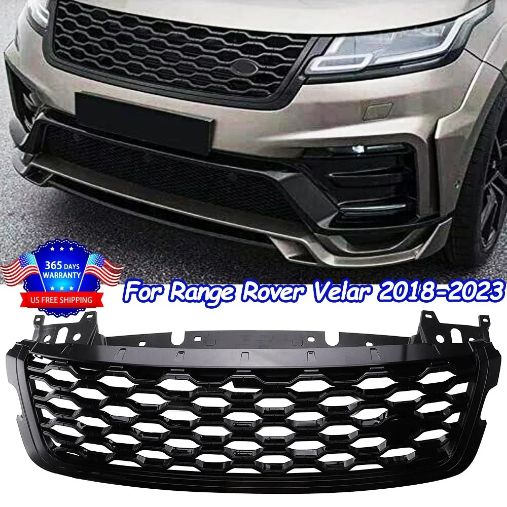 Do RANGE ROVER VELAR L560 GLOSS BLACK FRONT GRILLE DYNAMIC STYLE UPGRADE 17-23