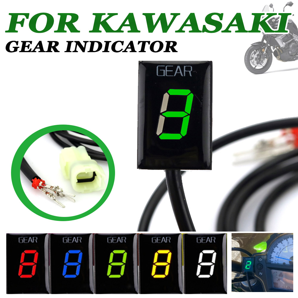 Indicateur d'affichage de vitesse 1-6 vitesses pour moto Ecu, montage Direct, pour Kawasaki ER6N Ninja 650 Ninja 300 Z750 Z900 Z800 Zx6R Vulcan S