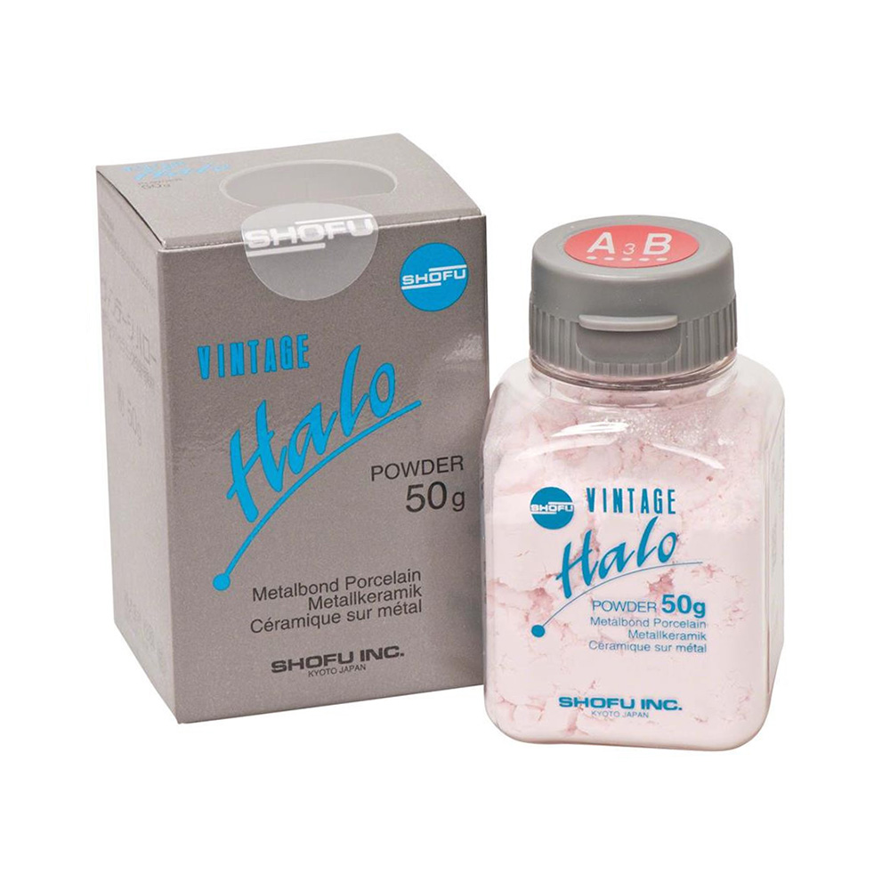 50g/box SHOFU VINTAGE Halo Dentin Powder 50g pfm Dental Metal Porcelain Powder Base Body