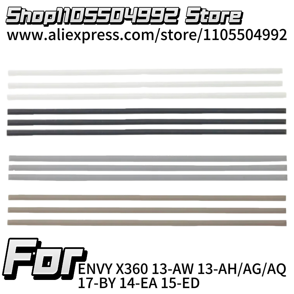Strip Casing Bawah Laptop untuk HP ENVY Spectre X360 13-AW 13-AH/AG/AQ 17-BY 14-EA 15-ED Kaki Karet Permukaan Pad 1 Buah