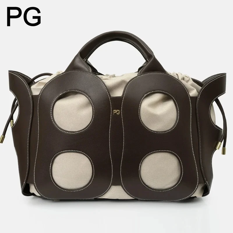 Bolsa Feminina PG Vazada de Mão com Design Exclusivo, Grande Capacidade, Versátil e de Alta Qualidade para o Dia a Dia e Encontros