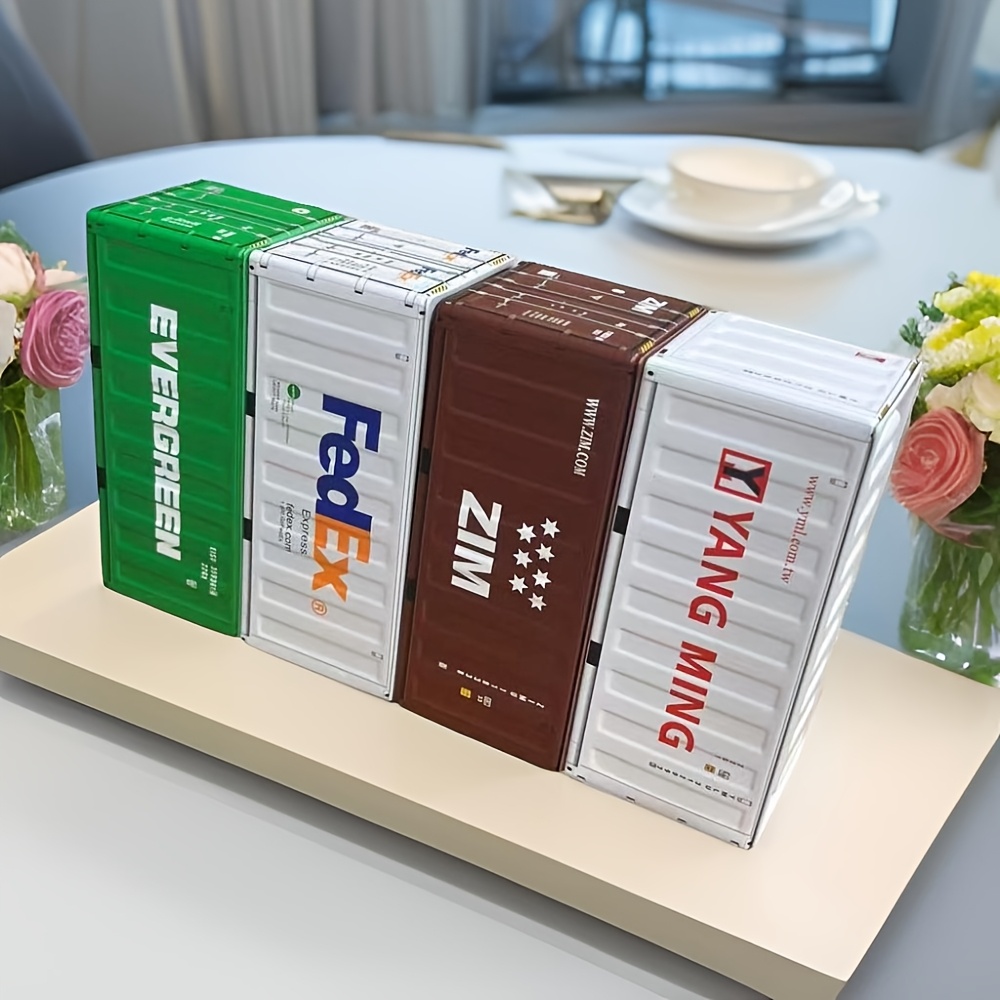 Caja de almacenamiento de metal industrial, modelo creativo de colección para el hogar, propósito de decoración de contenedores, adecuado para contenedores domésticos