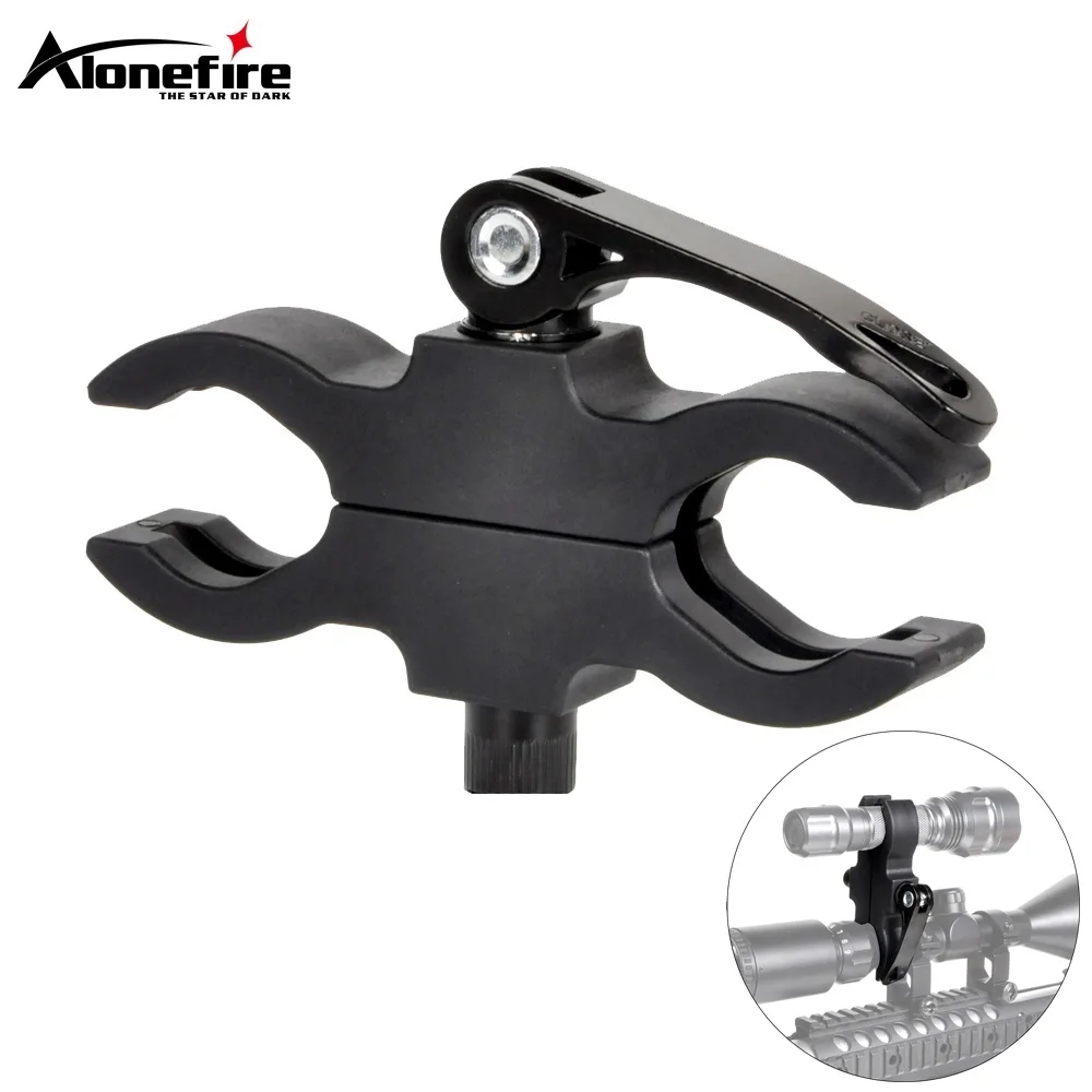 25-35mm Schnell Release Hohe Härte Runde Rohr Klemme Universal Taschenlampe Rohr Halterungen Taschenlampe Laser Unterstützung Jagd licht Clip