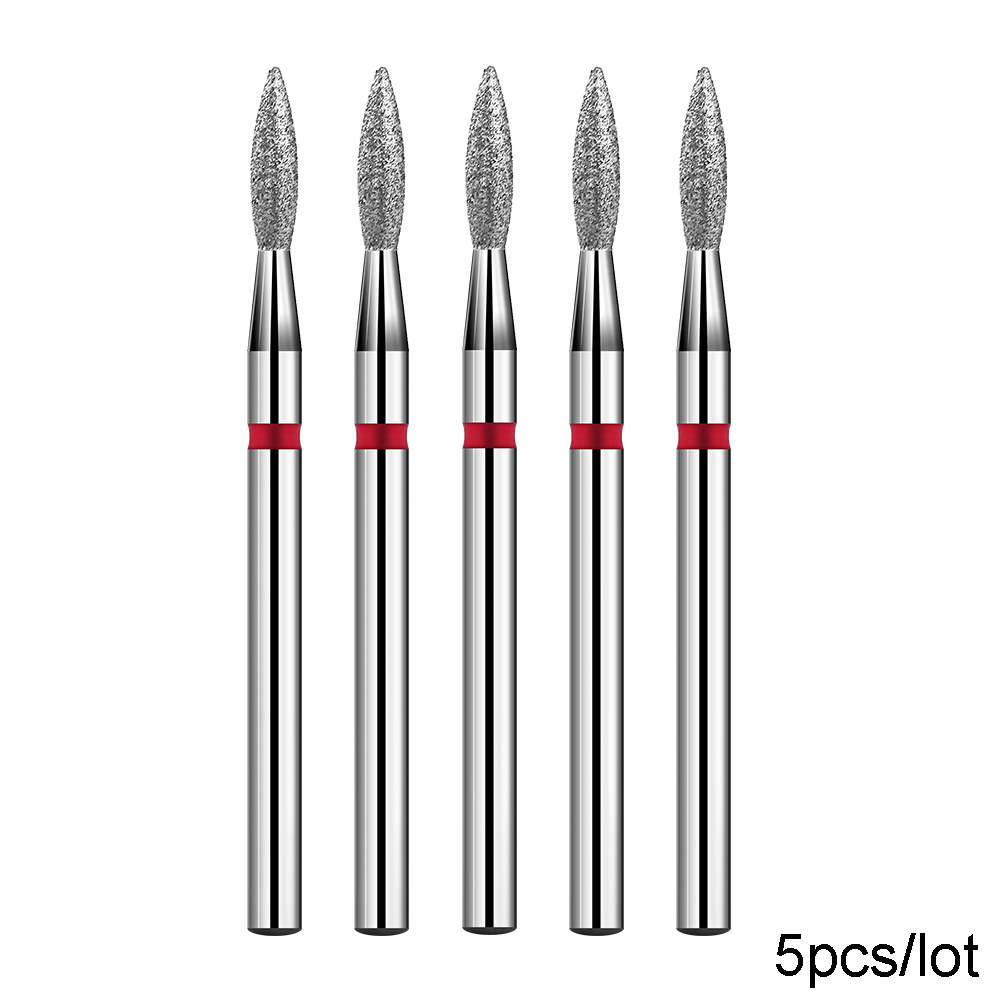 BNG 5 pièces fraises pour manucure diamant foret à ongles ensemble de fraisage diamant fraise ongles fraises pour perceuse à ongles Machine