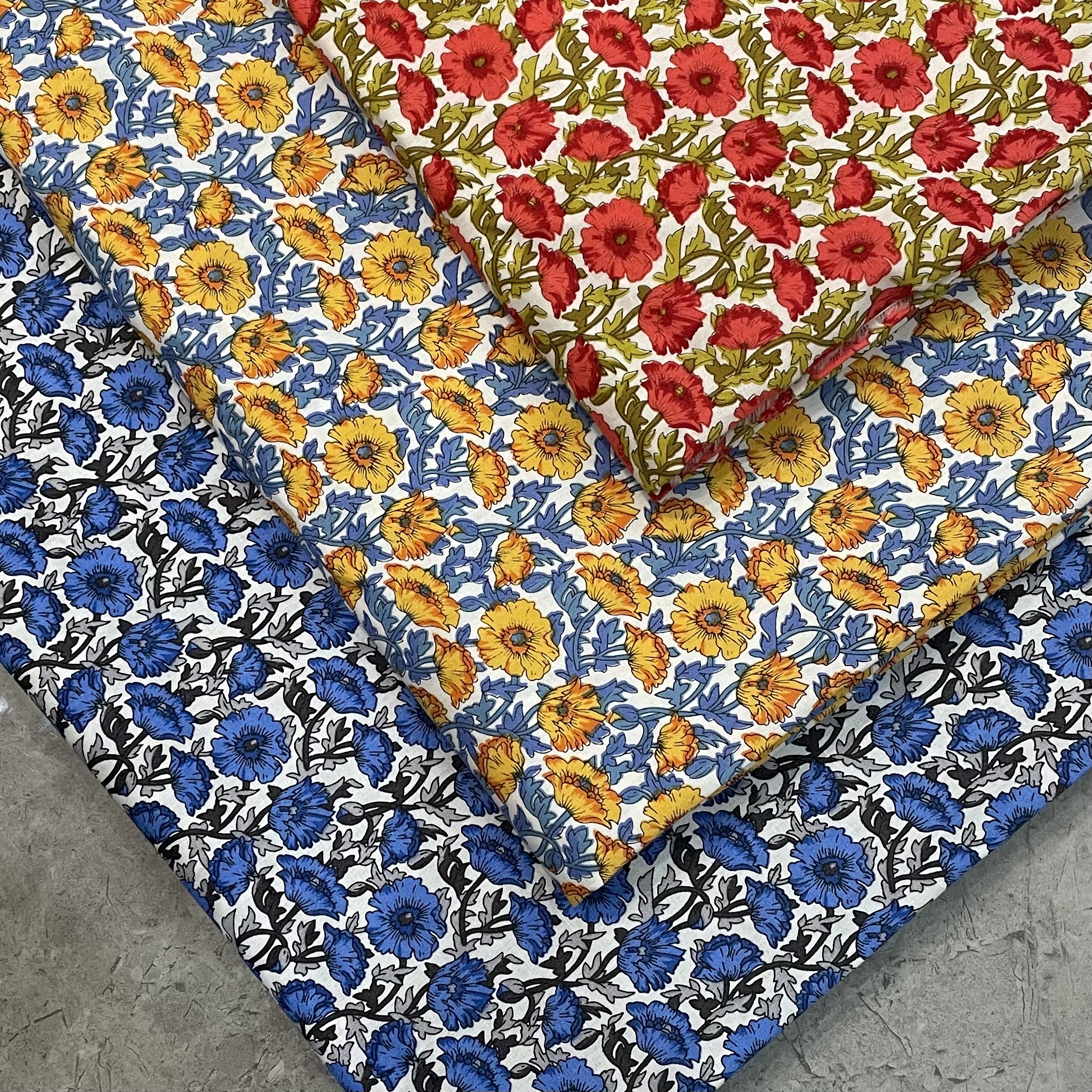 Sunflowes ผ้าคอตตอน100% ลายดอกไม้40S เช่นผ้าเสรีภาพพิมพ์ดิจิตอลสำหรับตัดเย็บผ้ากระโปรงชุดเดรสเด็ก