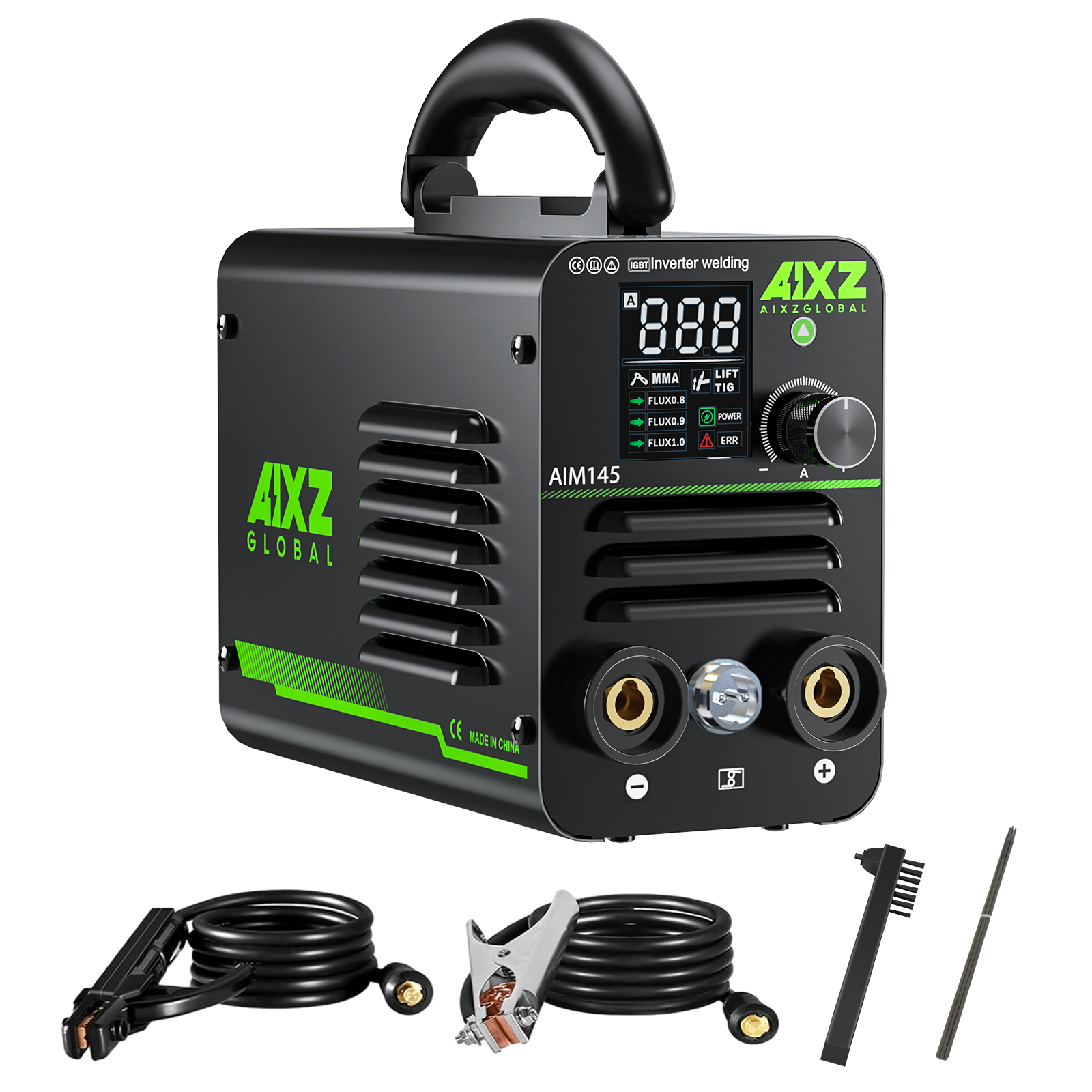 AIXZ 145A 3 en 1 Machine à souder ascenseur TIG/ARC MMA soudeurs MINI IGBT onduleur soudage avec pistolet à bobine portable outil de soudage à domicile