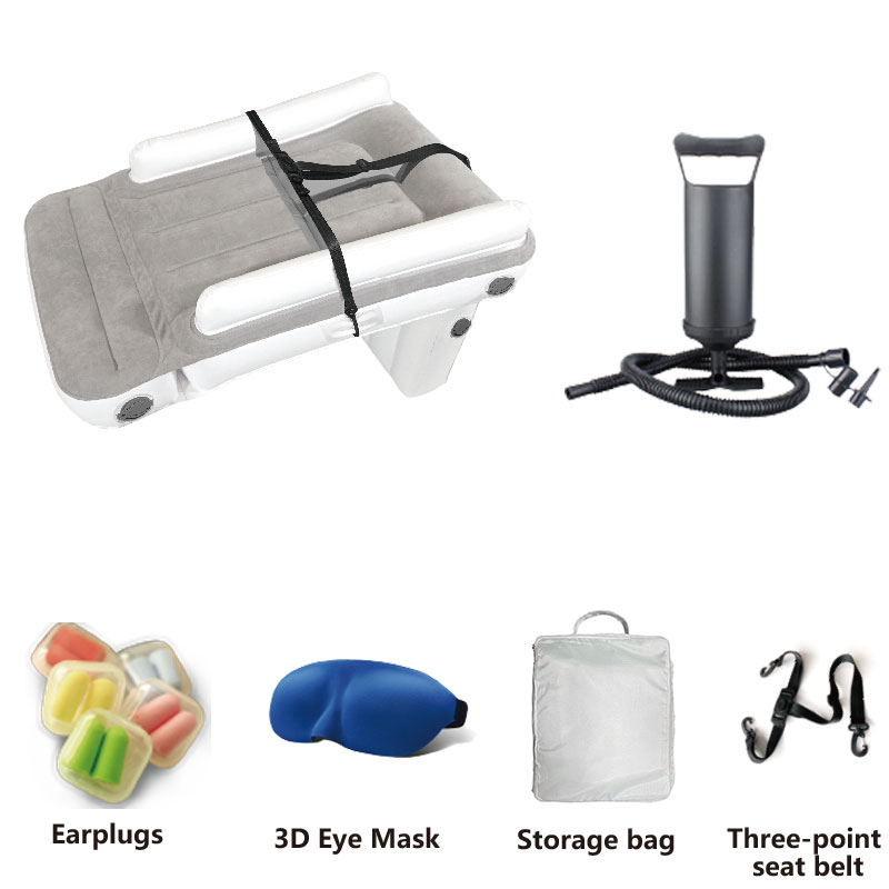 Colchón inflable para coche de bebé, cama de aire de larga distancia, asiento de Teavel, hamaca para bebé, camión, tren, avión, cama de aire cómoda para dormir