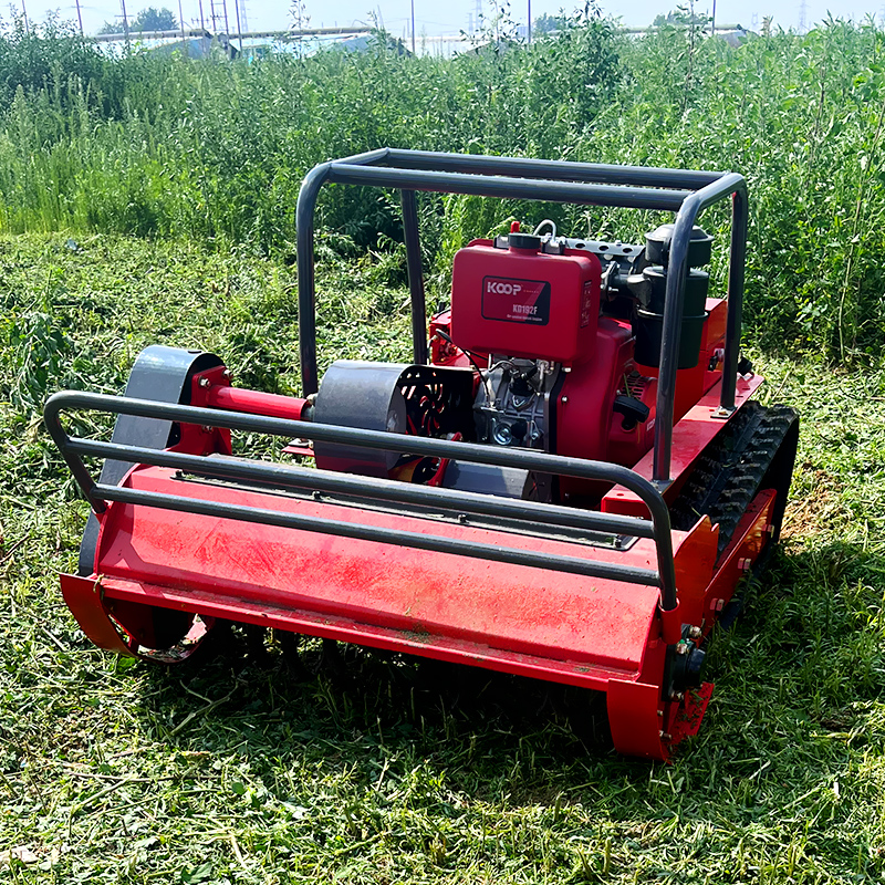 傾斜および茂み用にカスタマイズされた精密芝刈り機,1200mm,リモコン