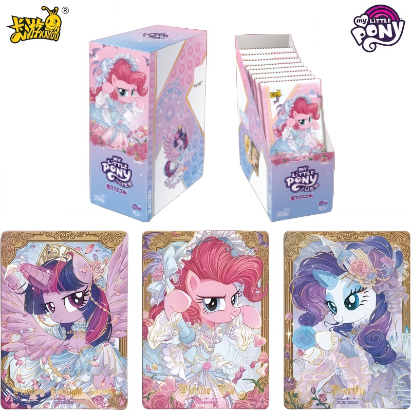 KAYOU подлинная карта My Little Pony Huiyue 9 SC Zhi Zhen Jing Huan Ka, анимационная мультяшная игровая коллекционная карта, периферийная игрушка в подарок