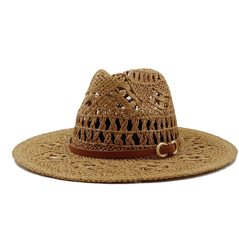 Panamá malan jazz chapéu de palha nova cor pura verão masculino e feminino chapéu de palha praia viagem essencial proteção solar