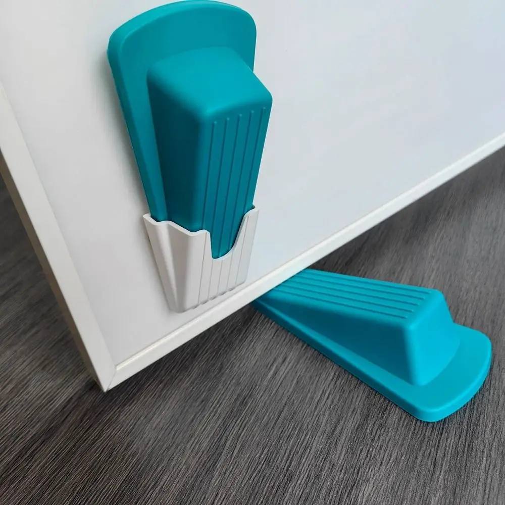 1 pz fermaporta in silicone di sicurezza fermaporta blocco fermaporta a cuneo fermaporta porta dell'home office fermo posteriore fermaporta anti-collisione
