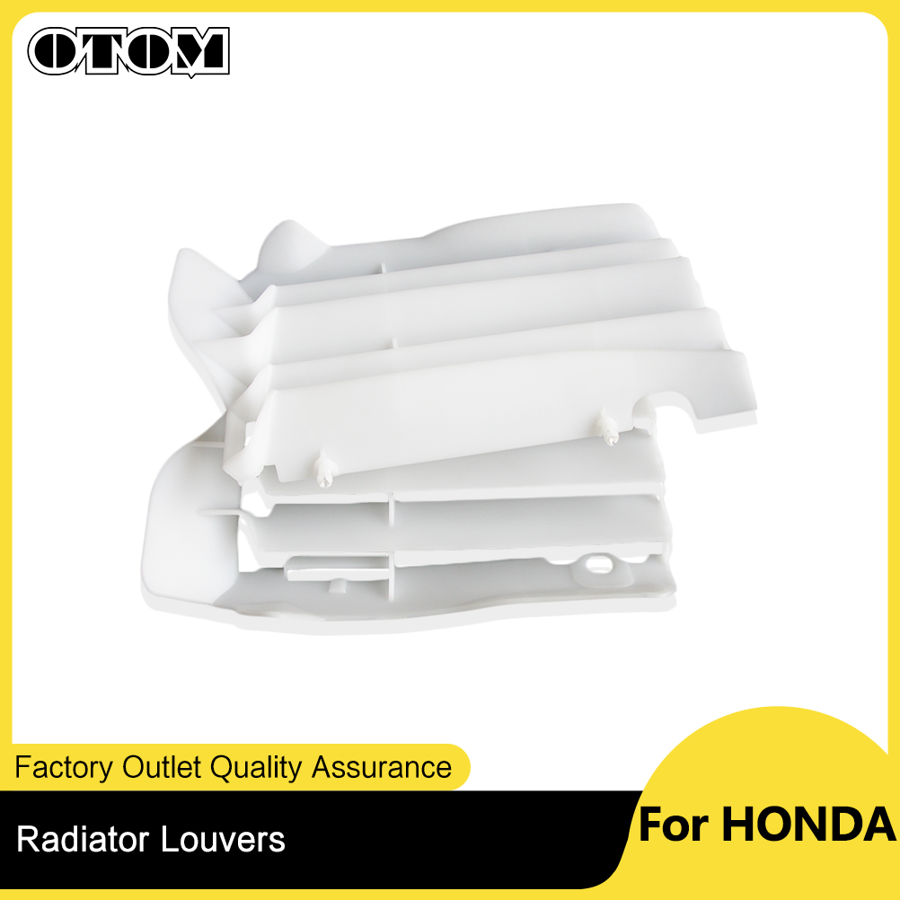 OTOM-Refroidisseur de persiennes de moto en plastique, moteur de motocross, refroidissement d'huile pour HONDA CRF250R CRF450R, déflecteurs d'eau précieux