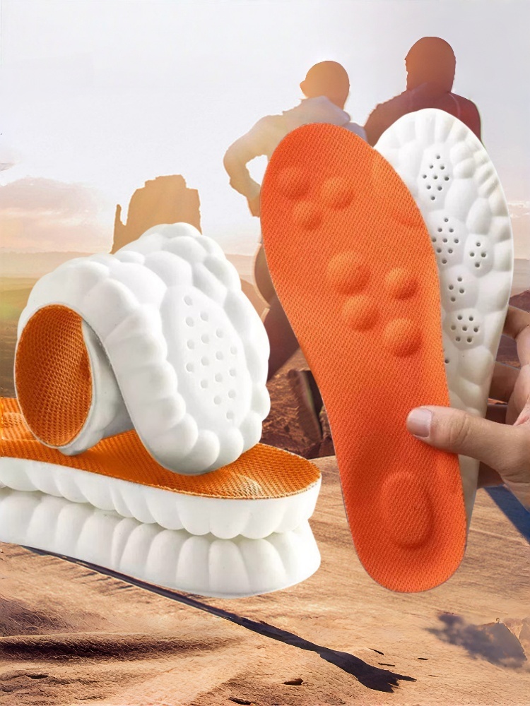Latex Sport Einlegesohlen Weiche Hohe Elastizität Schuh Pads Orthesen Atmungsaktive Deodorant Stoßdämpfung Kissen Arch Support Einlegesohle