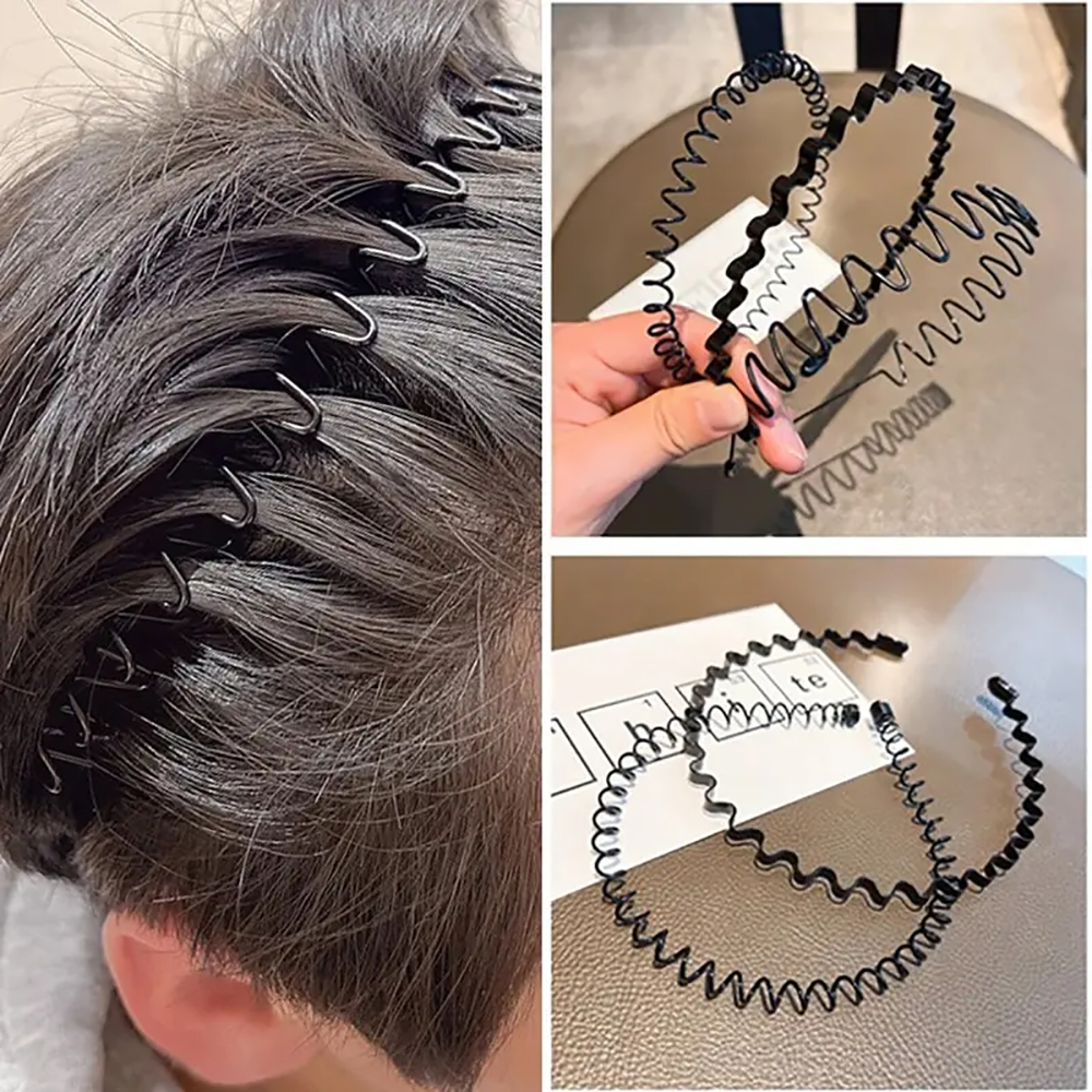 3 cerchi per capelli per uomo donna forcine invisibili moda coreana fermagli per capelli antiscivolo semplificati