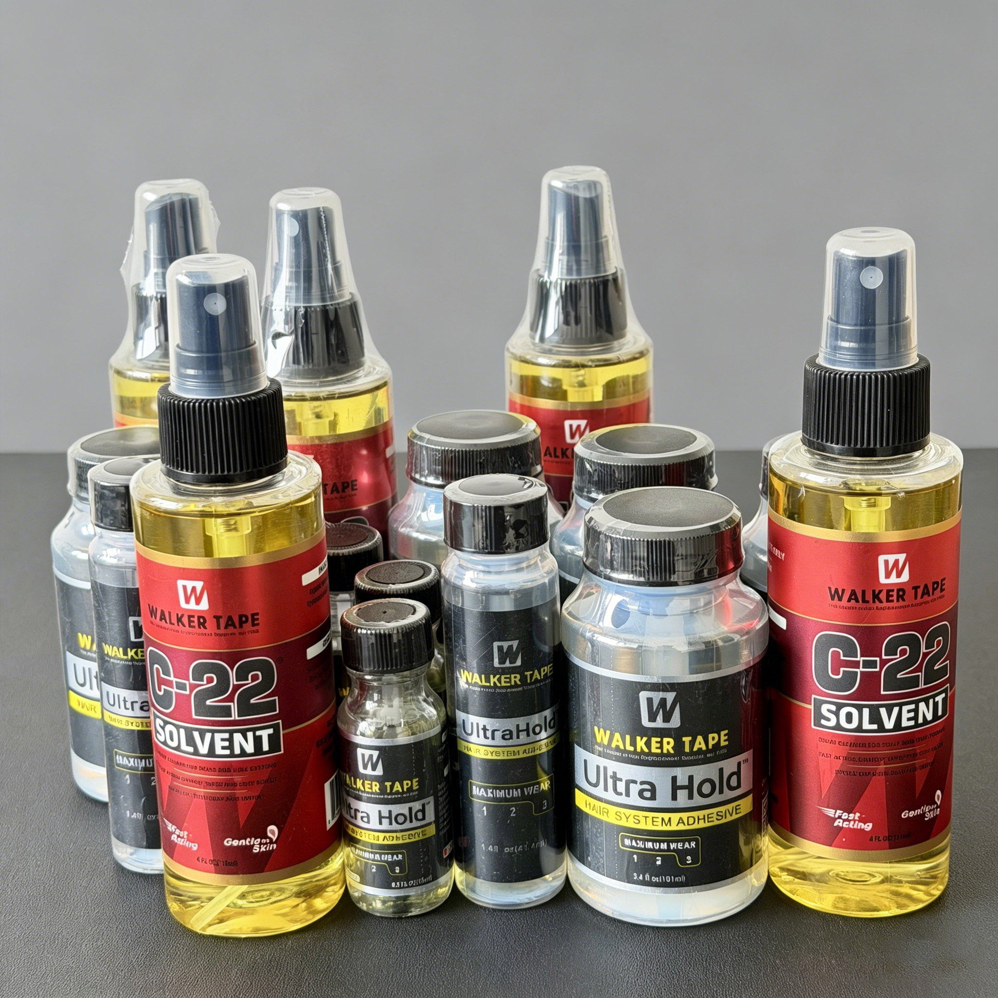 3.4/1.4/0.5OZ Ultra Hold Brush-on Liquid Bond Hair System Adhesive Silicone Glue For Lace Wig/Toupee/Closure/Beard