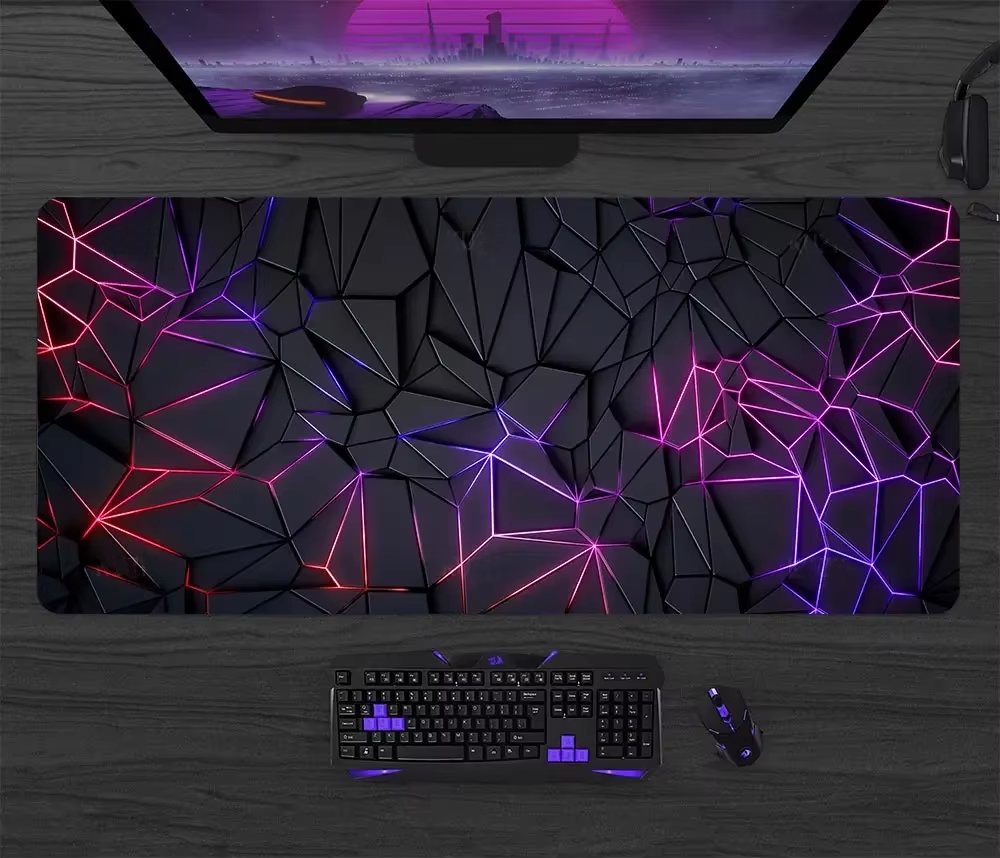 Alfombrilla de ratón para juegos, alfombrilla de escritorio para Gamer, alfombrilla para teclado grande, alfombra Xll, superficie de mesa de ordenador para accesorios Xl Ped Mauspad