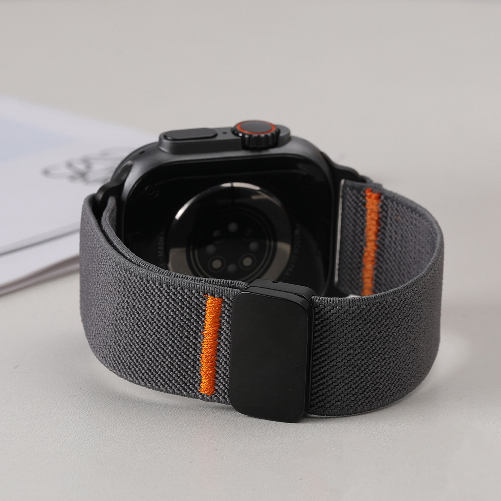 Magnetic Nylon Loop For Apple Watch ultra 3 2 bands 49mm 44mm 46mm 45mm 42mm correa Bracelet iWatch Series 11 10 9 8 7 SE Strap
