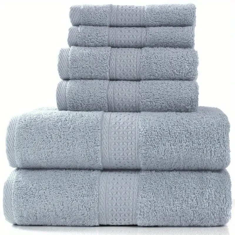 Asciugamano da bagno Asciugamano in cotone tinta unita Asciugamani morbidi e assorbenti Uso multiuso per il bagno dell'hotel