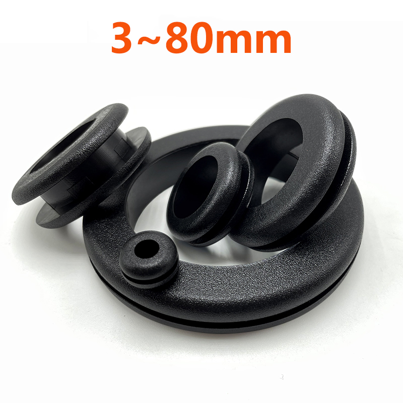 Anillo de sellado de goma de 3 ~ 80mm de espesor, junta de ojal de sellado de aceite para protege el Cable, anillo de protección del orificio, Hardware de arandela de cuña
