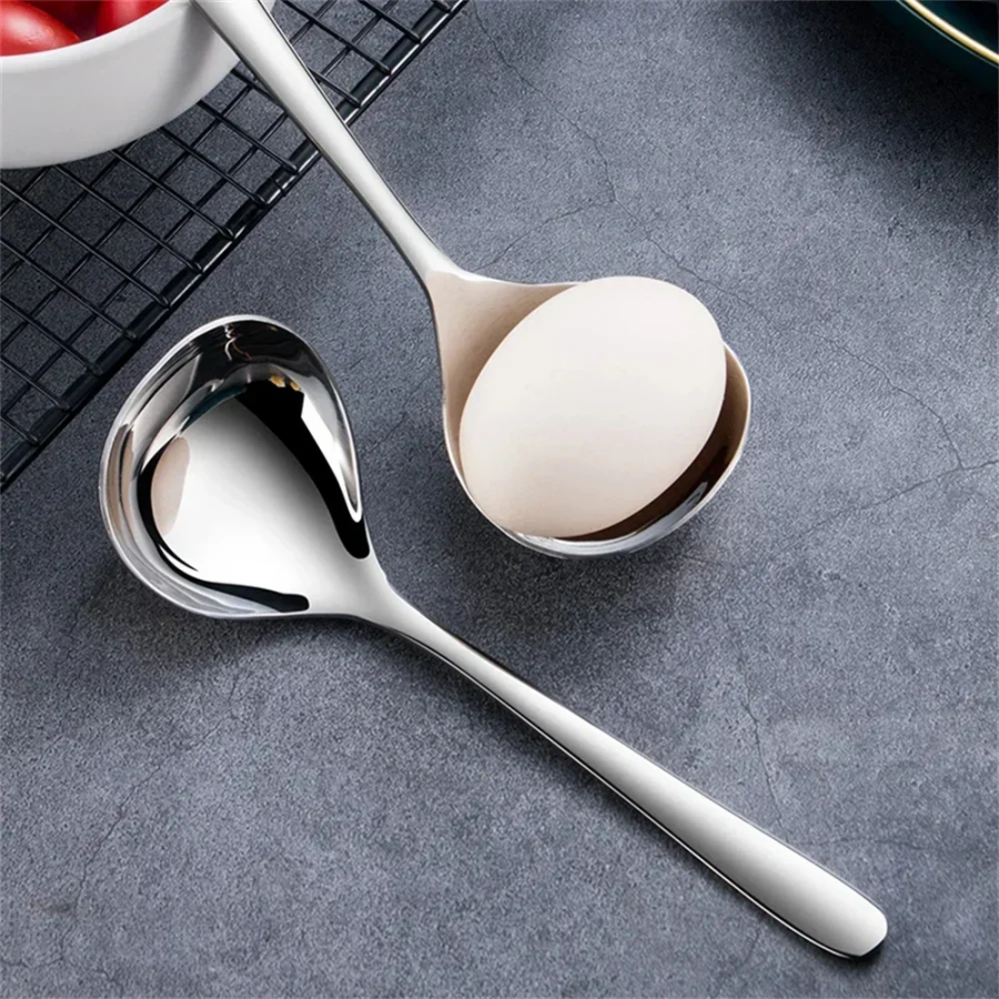 5 peças/1 peça colher de sopa de aço inoxidável colher de arroz conjunto de talheres de alça longa utensílios de cozinha